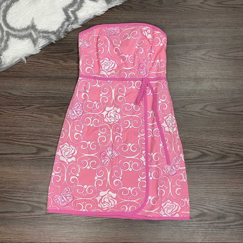 Lilly Pulitzer Strapless Dress Size 2